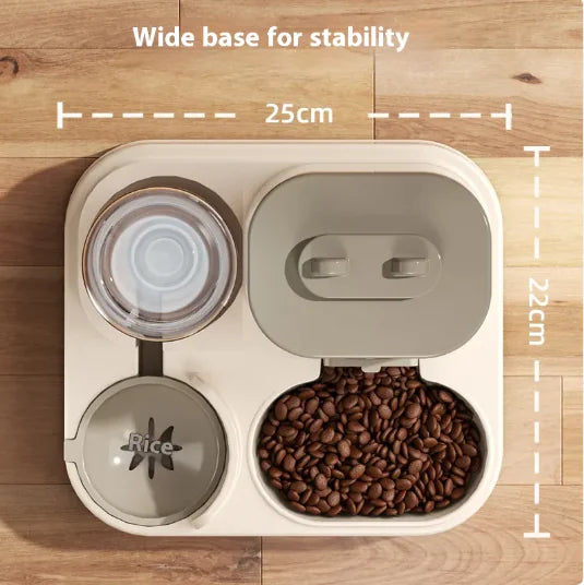 Dispensador Automático de Comida y Agua para Mascotas