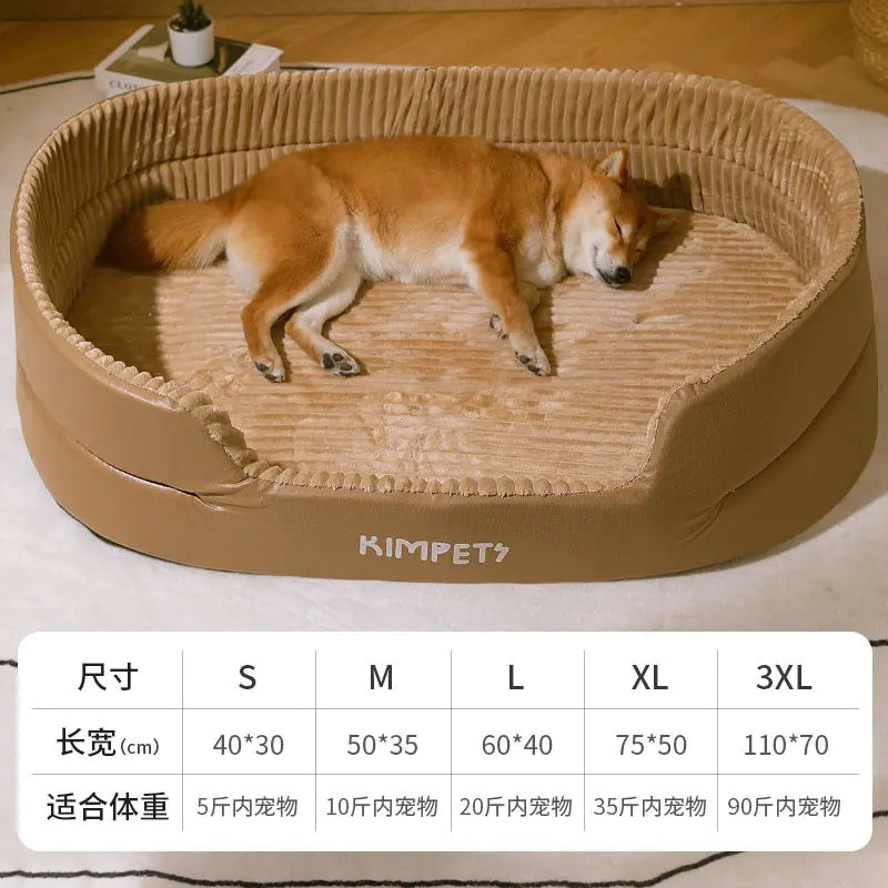 Cama Universal para Perros con Cobertura Lavable y Removible