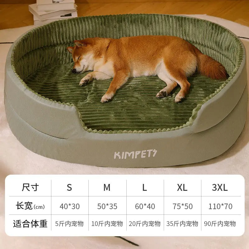 Cama Universal para Perros con Cobertura Lavable y Removible